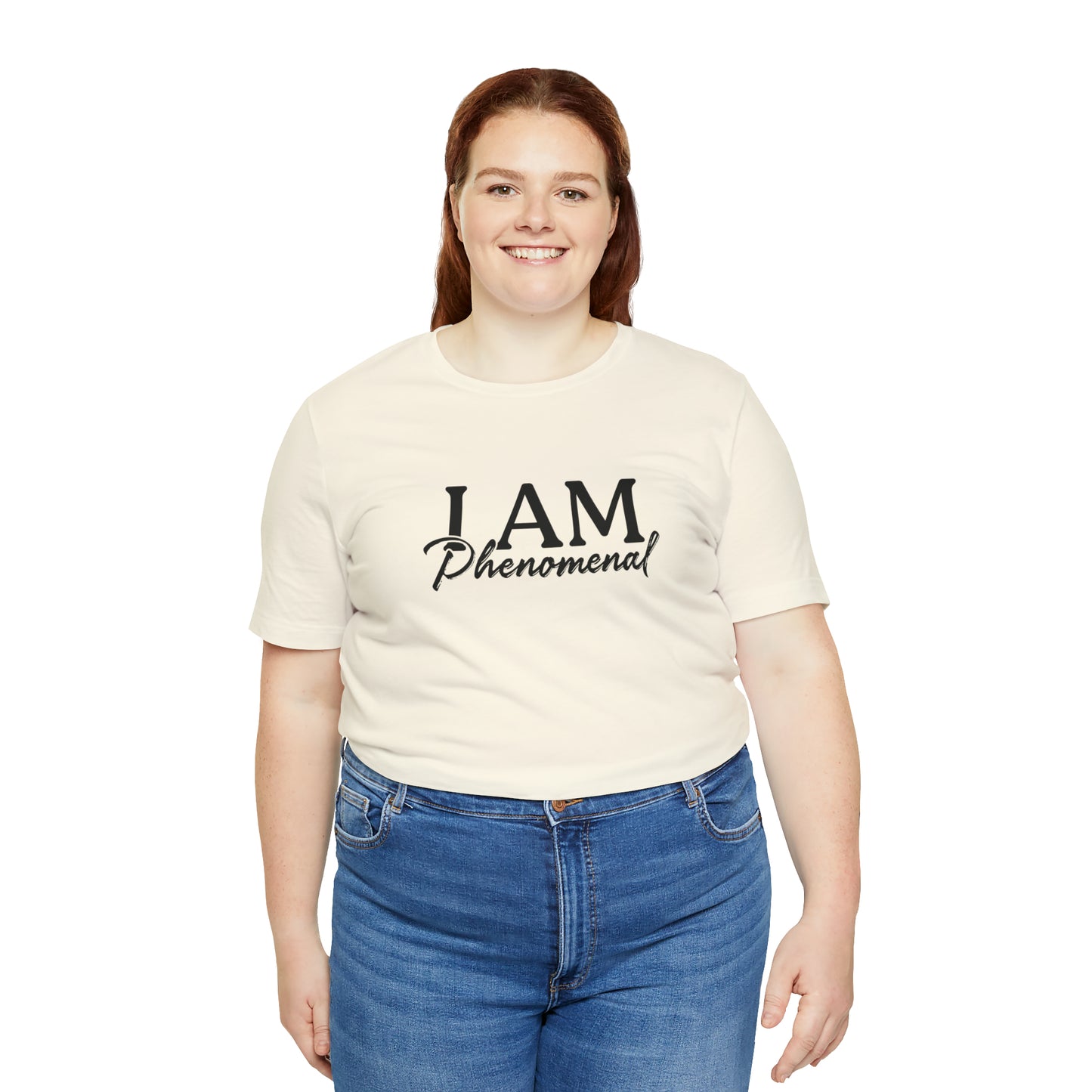 I Am Phenomenal - Black Logo - Unisex Jersey Short Sleeve Tee