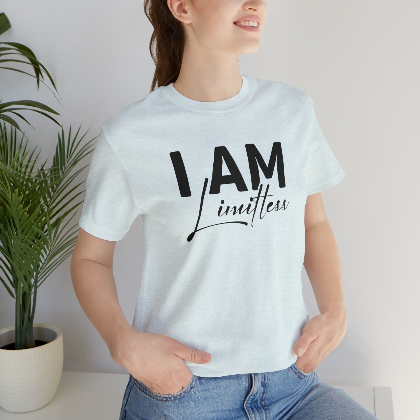 I Am Limitless - Black Logo- Unisex Jersey Short Sleeve Tee