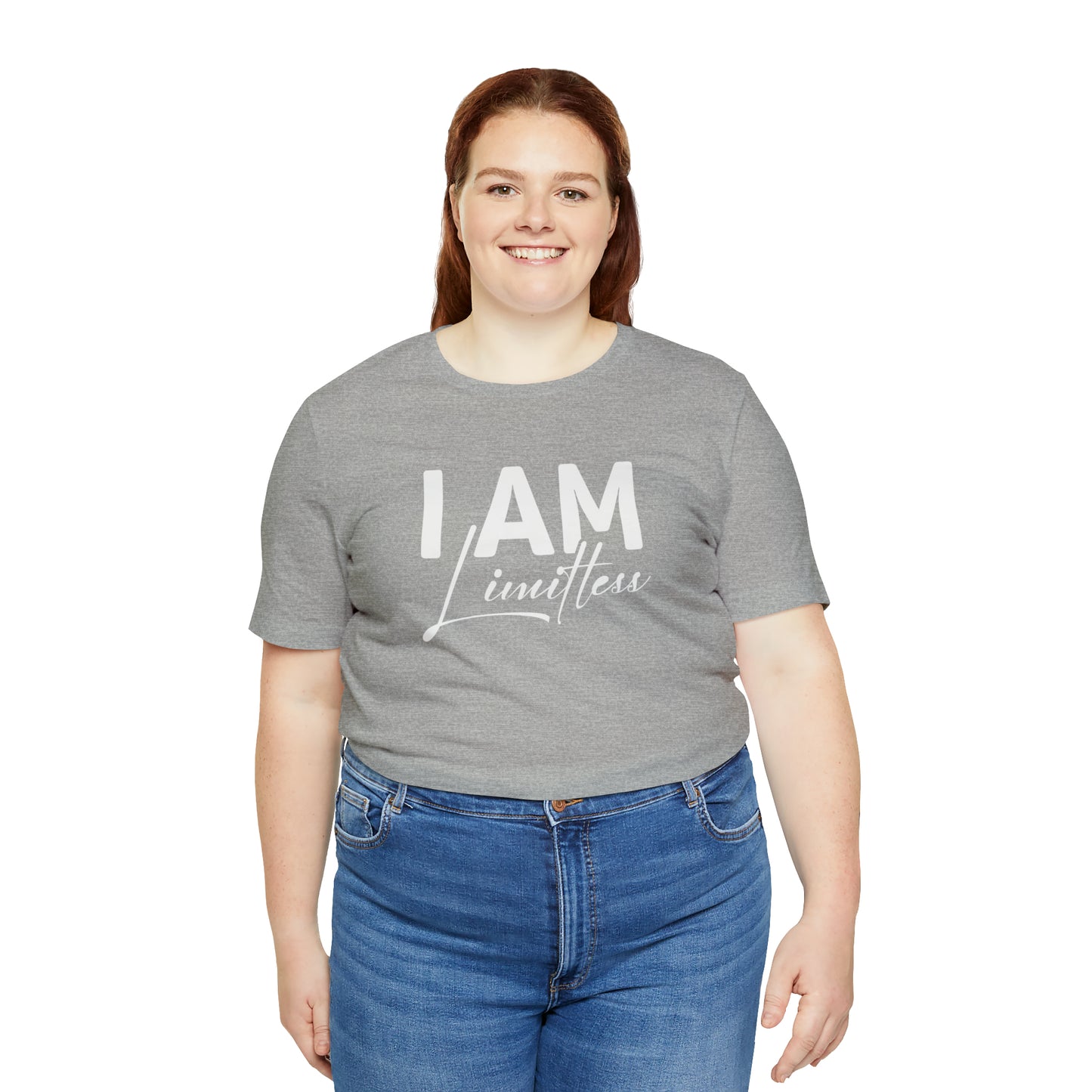 I Am Limitless - White Logo - Unisex Jersey Short Sleeve Tee