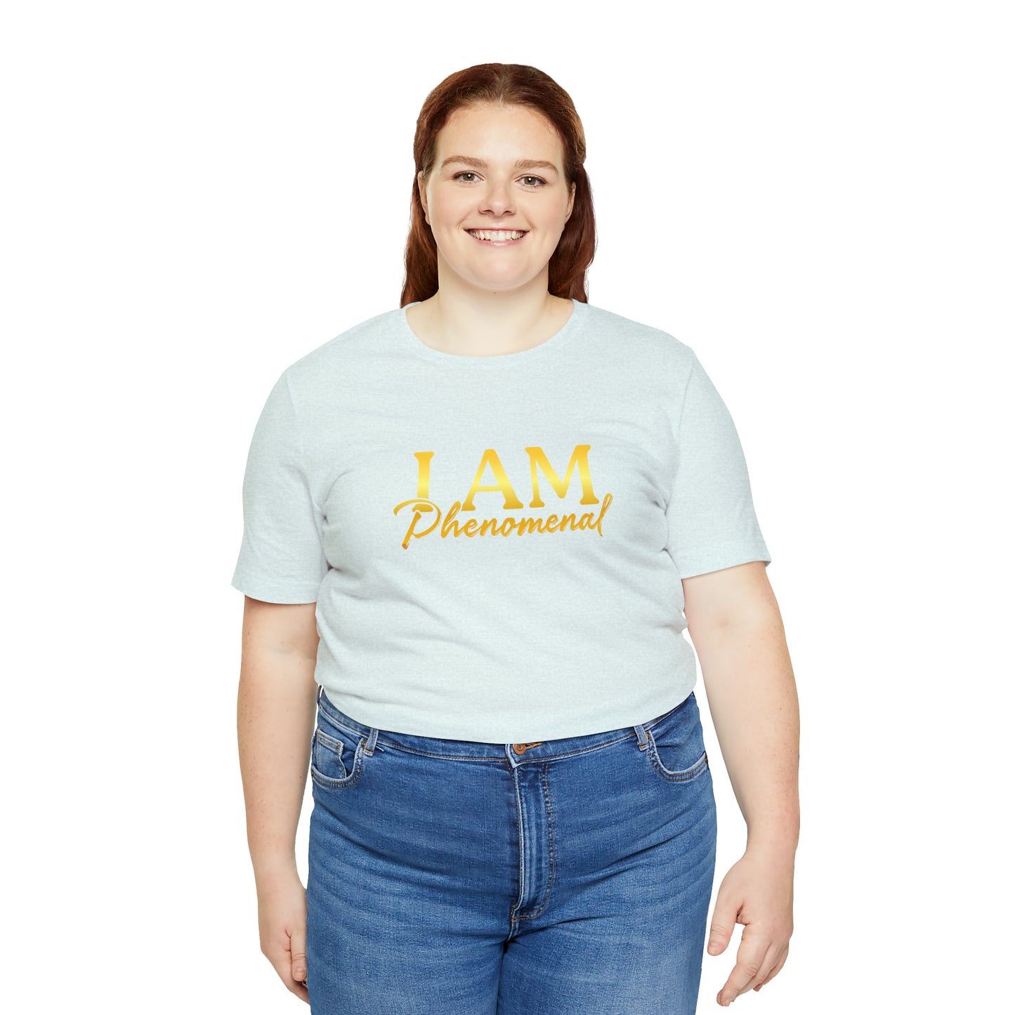 I Am Phenomenal -  Gold Logo- Unisex Jersey Short Sleeve Tee