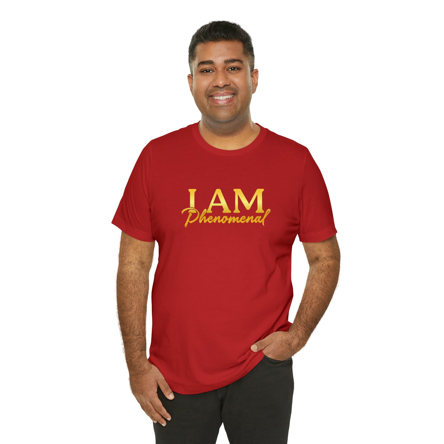 I Am Phenomenal -  Gold Logo- Unisex Jersey Short Sleeve Tee