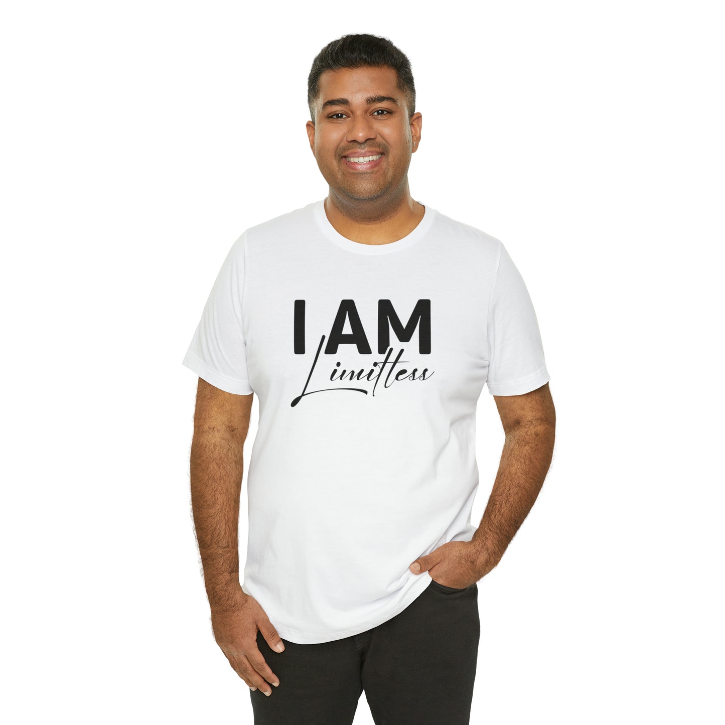 I Am Limitless - Black Logo- Unisex Jersey Short Sleeve Tee