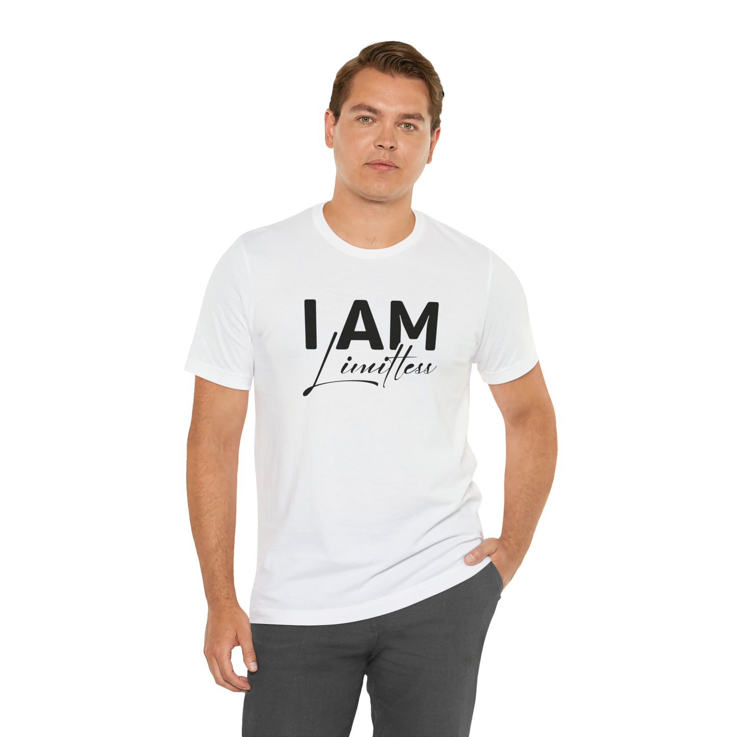 I Am Limitless - Black Logo- Unisex Jersey Short Sleeve Tee