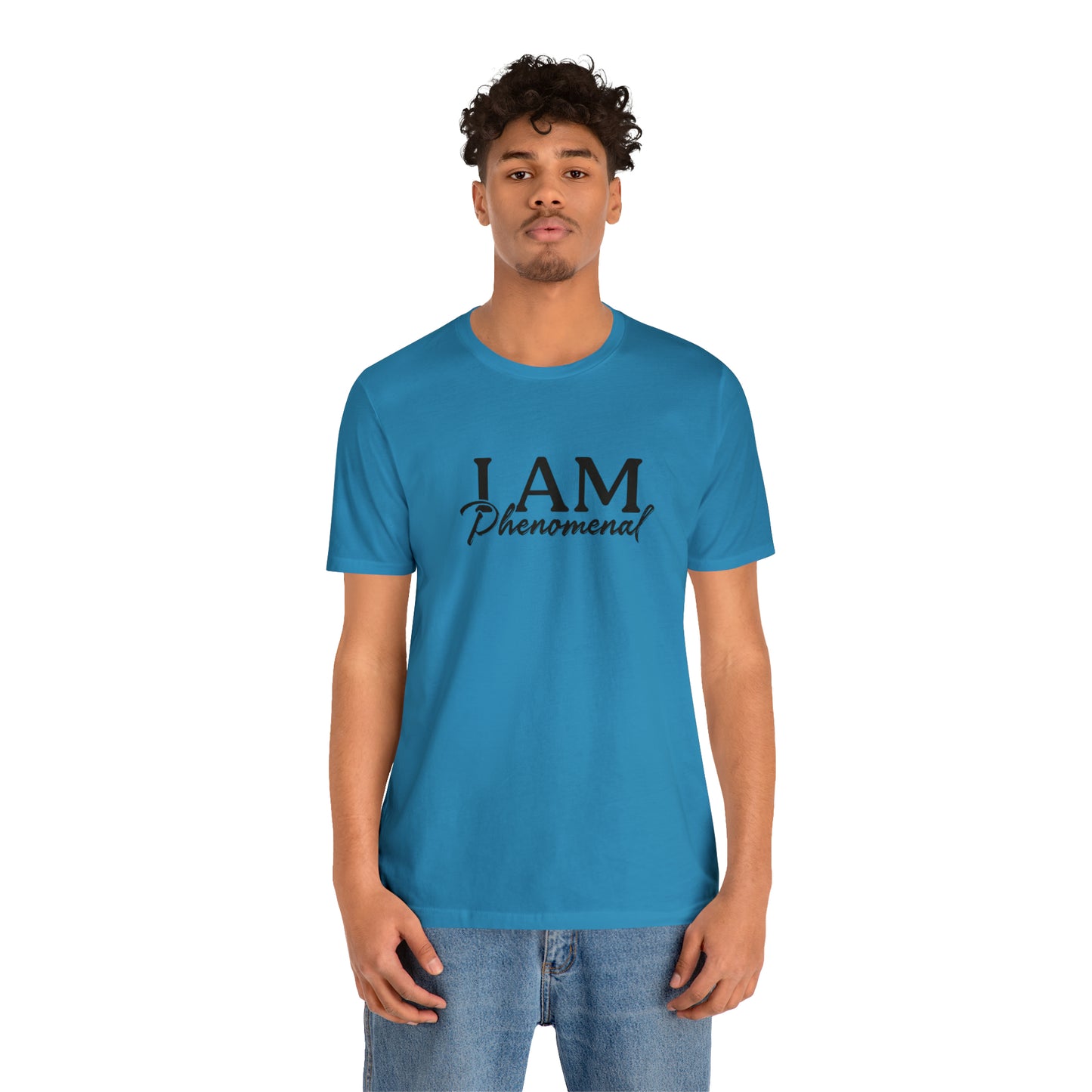 I Am Phenomenal - Black Logo - Unisex Jersey Short Sleeve Tee