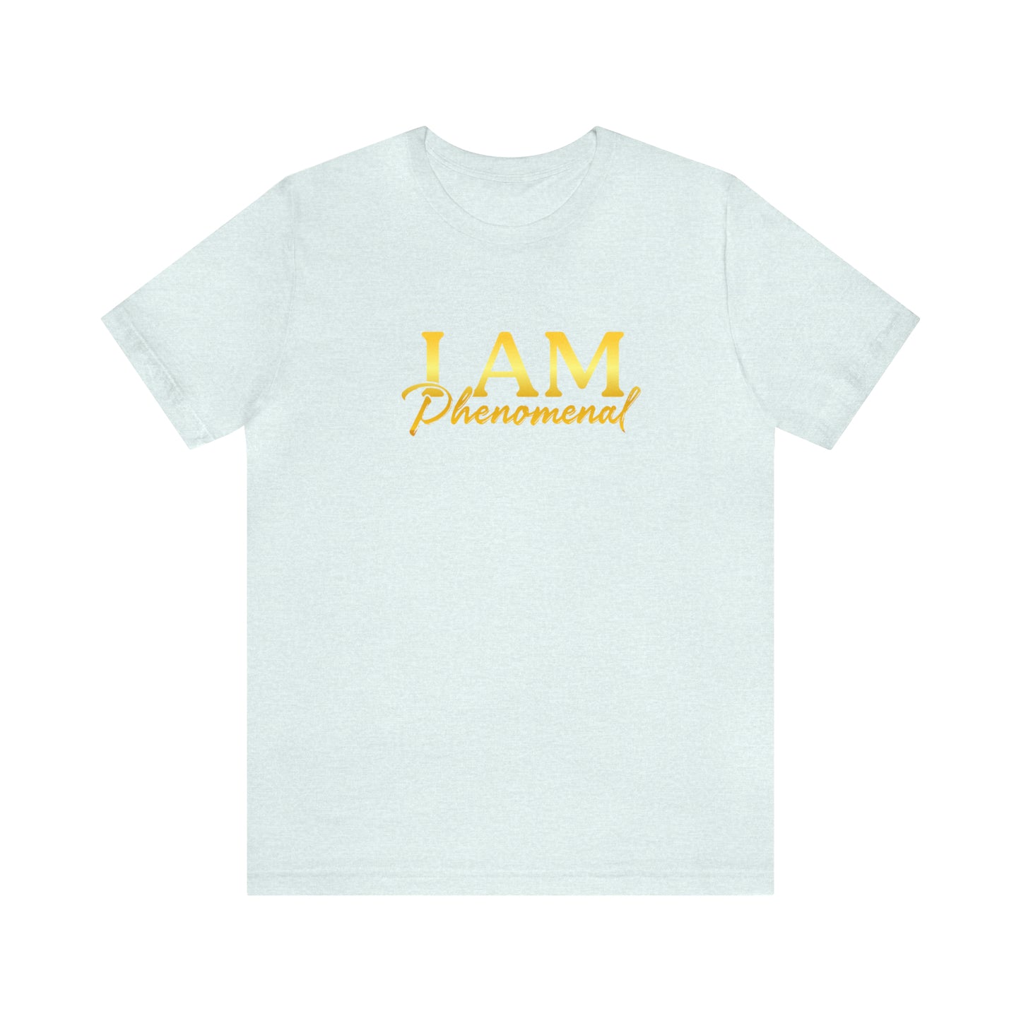 I Am Phenomenal -  Gold Logo- Unisex Jersey Short Sleeve Tee