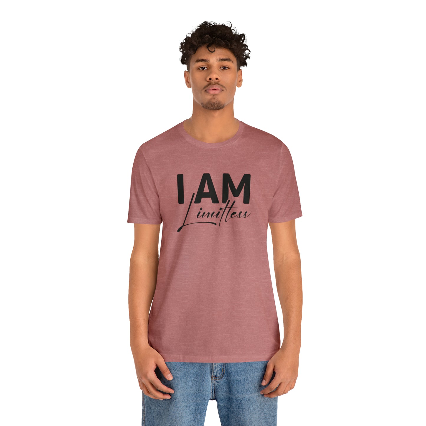 I Am Limitless - Black Logo- Unisex Jersey Short Sleeve Tee