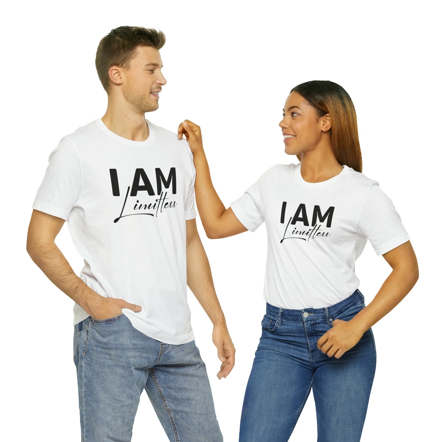 I Am Limitless - Black Logo- Unisex Jersey Short Sleeve Tee