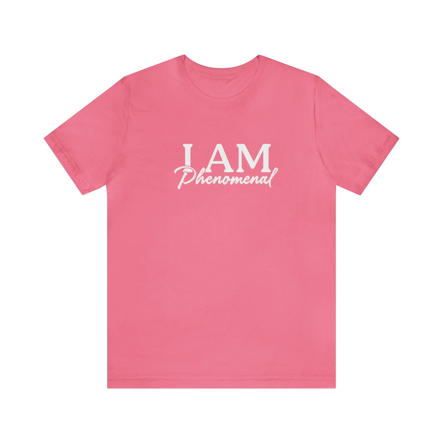 I Am Phenomenal - White Logo - Unisex Jersey Short Sleeve Tee