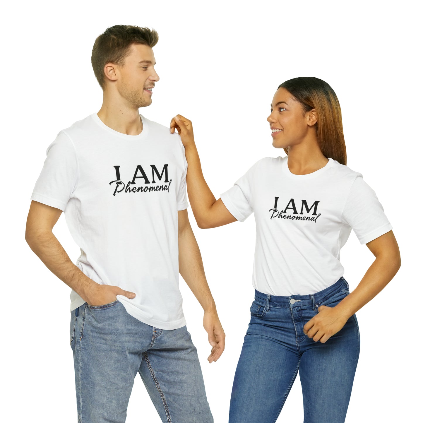 I Am Phenomenal - Black Logo - Unisex Jersey Short Sleeve Tee