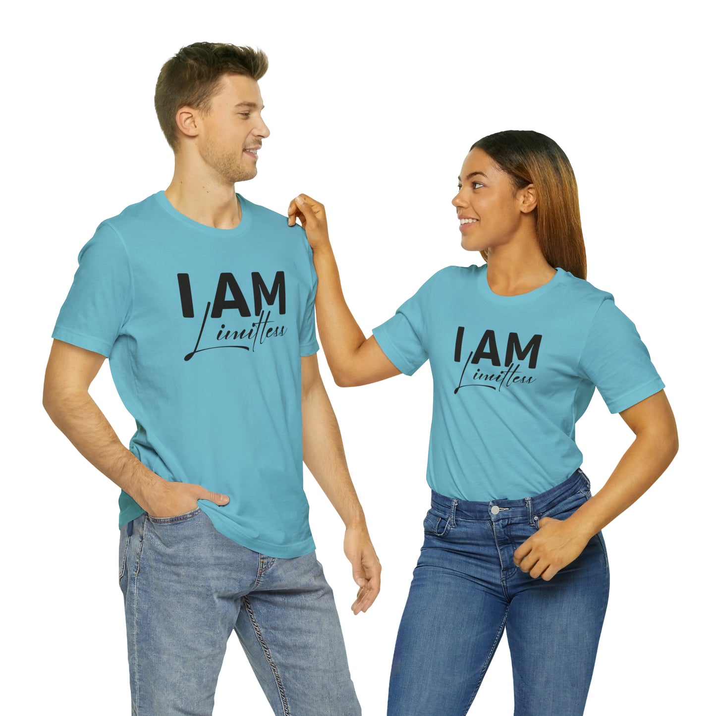 I Am Limitless - Black Logo- Unisex Jersey Short Sleeve Tee