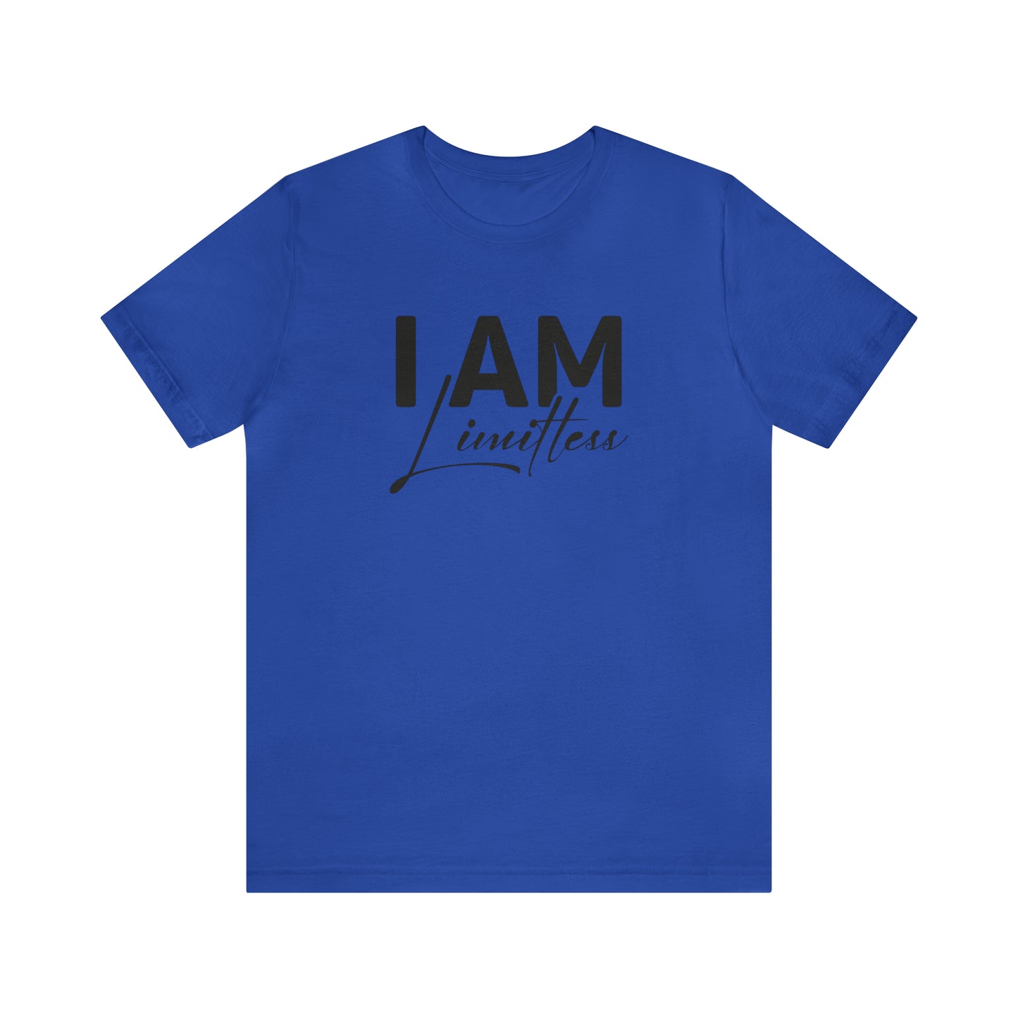 I Am Limitless - Black Logo- Unisex Jersey Short Sleeve Tee