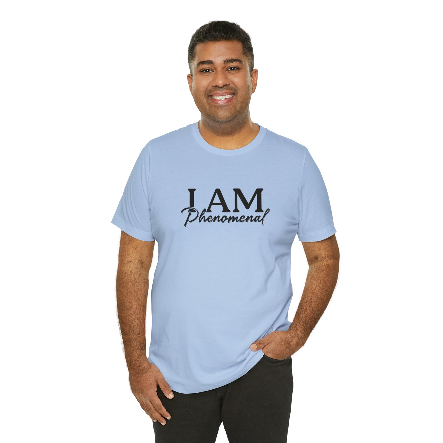 I Am Phenomenal - Black Logo - Unisex Jersey Short Sleeve Tee