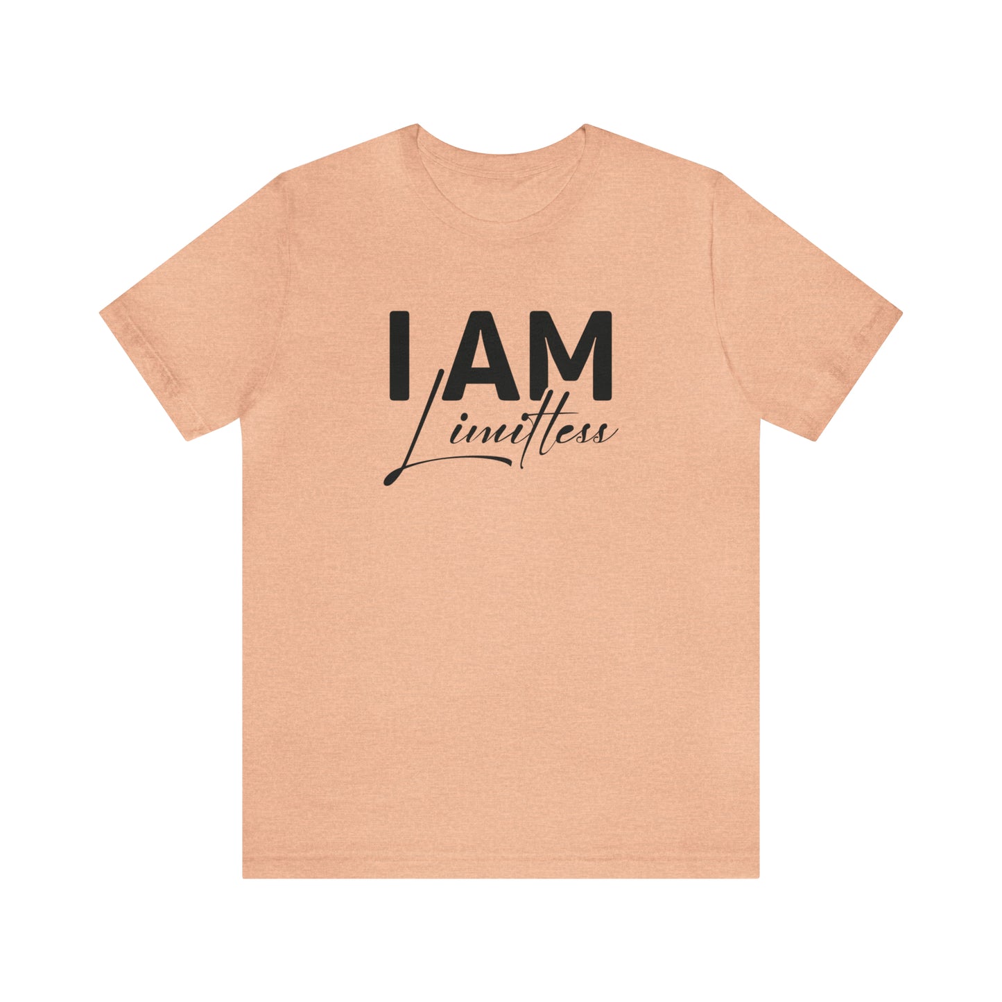 I Am Limitless - Black Logo- Unisex Jersey Short Sleeve Tee