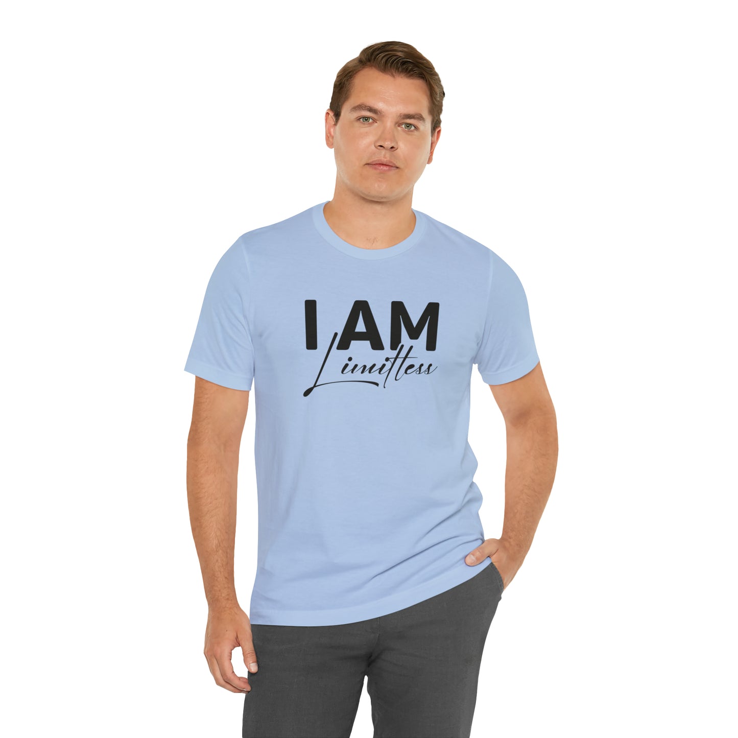 I Am Limitless - Black Logo- Unisex Jersey Short Sleeve Tee