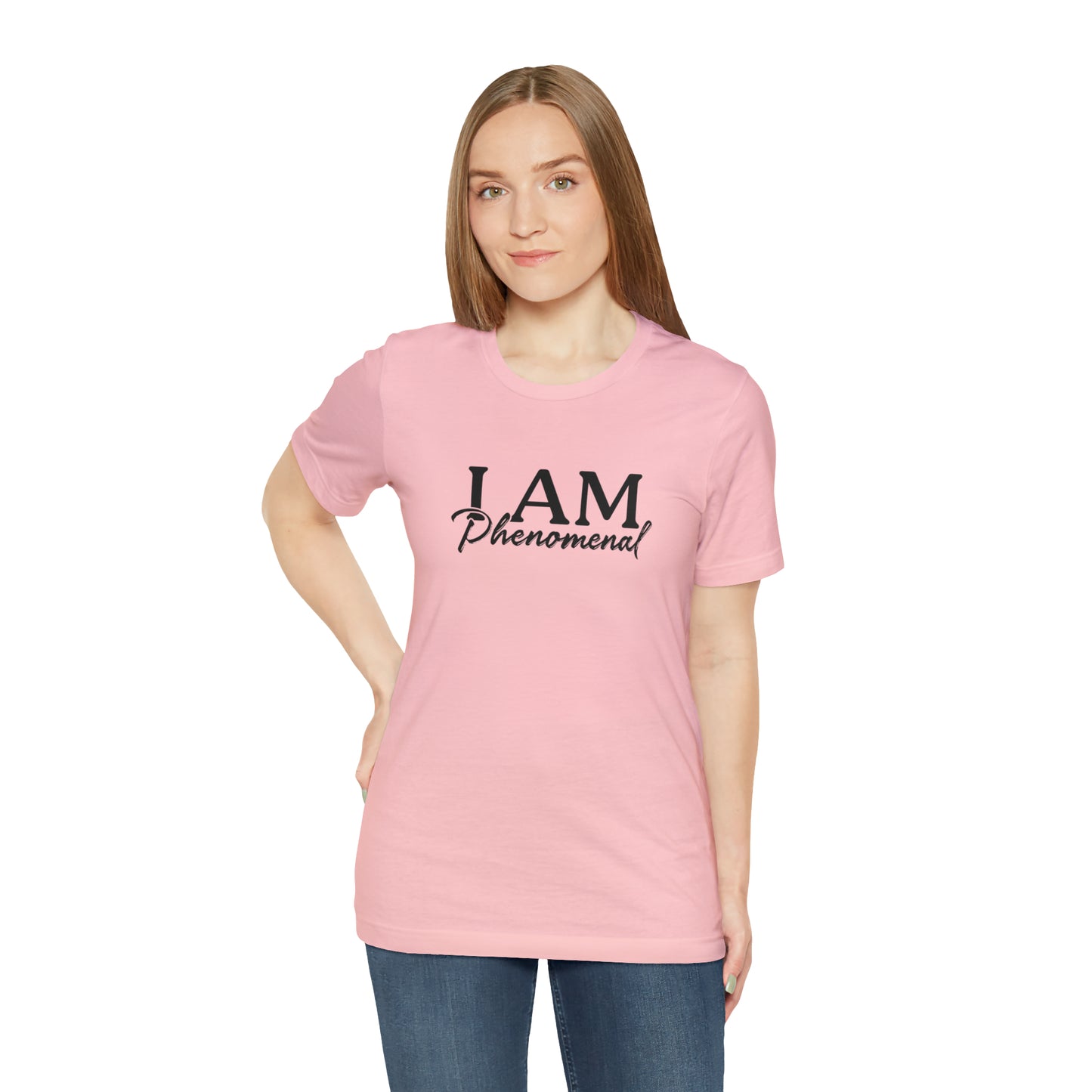 I Am Phenomenal - Black Logo - Unisex Jersey Short Sleeve Tee