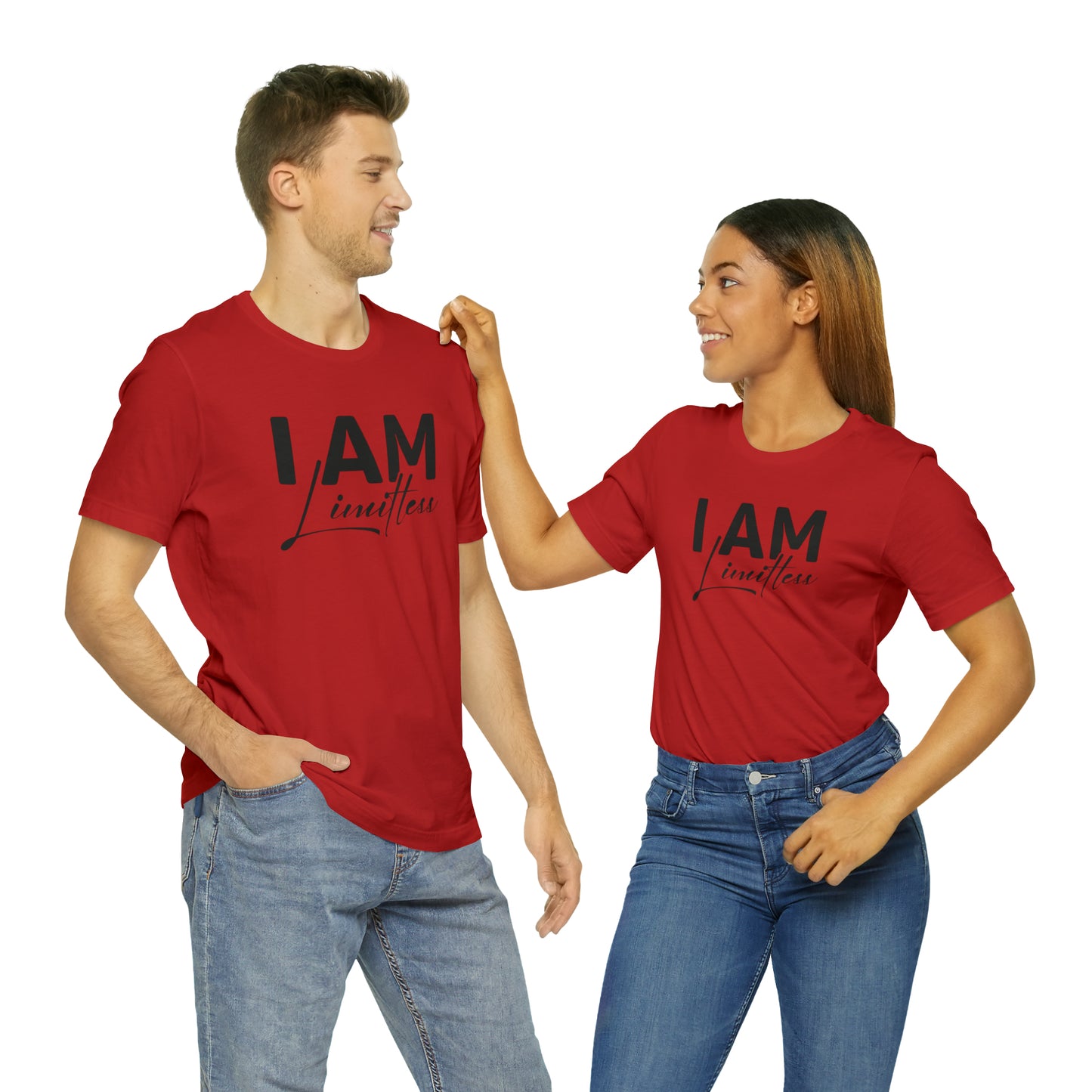 I Am Limitless - Black Logo- Unisex Jersey Short Sleeve Tee