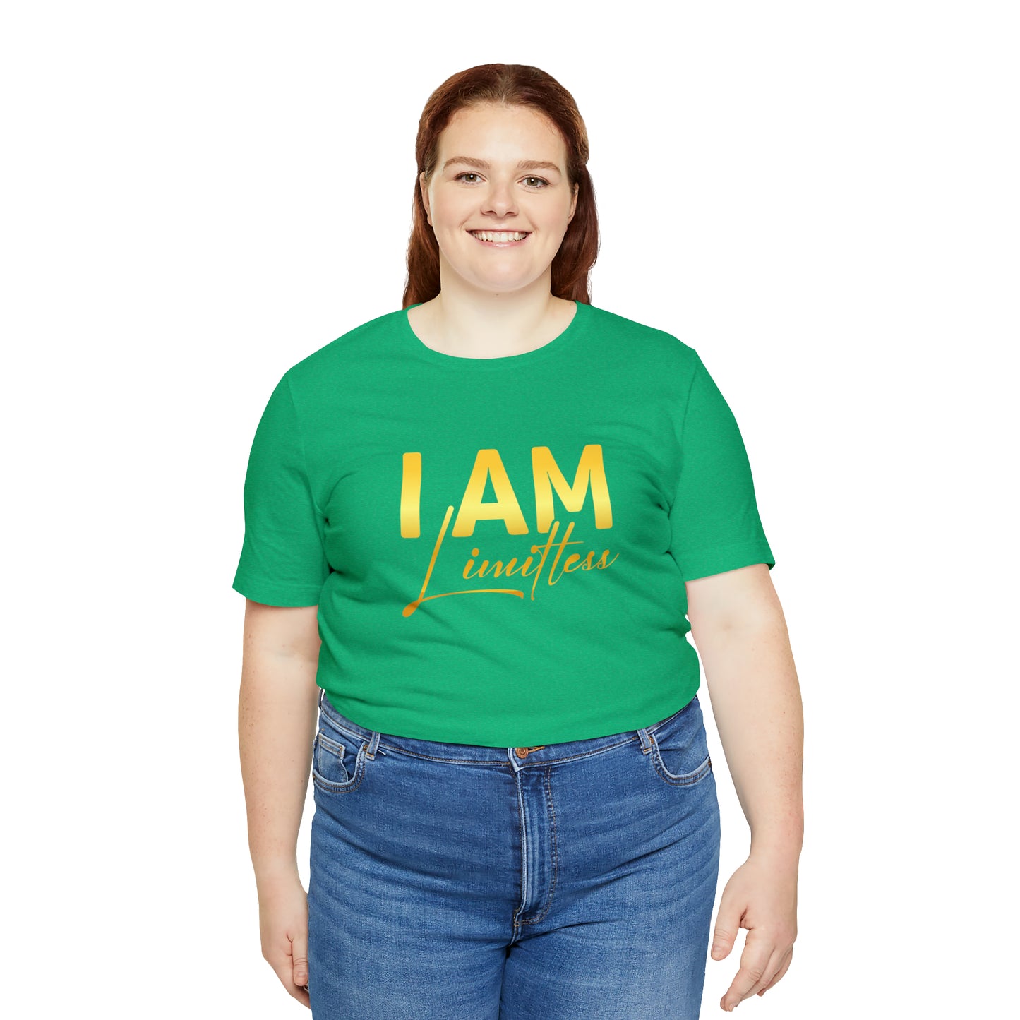 I Am Limitless -  Gold Logo- Unisex Jersey Short Sleeve Tee