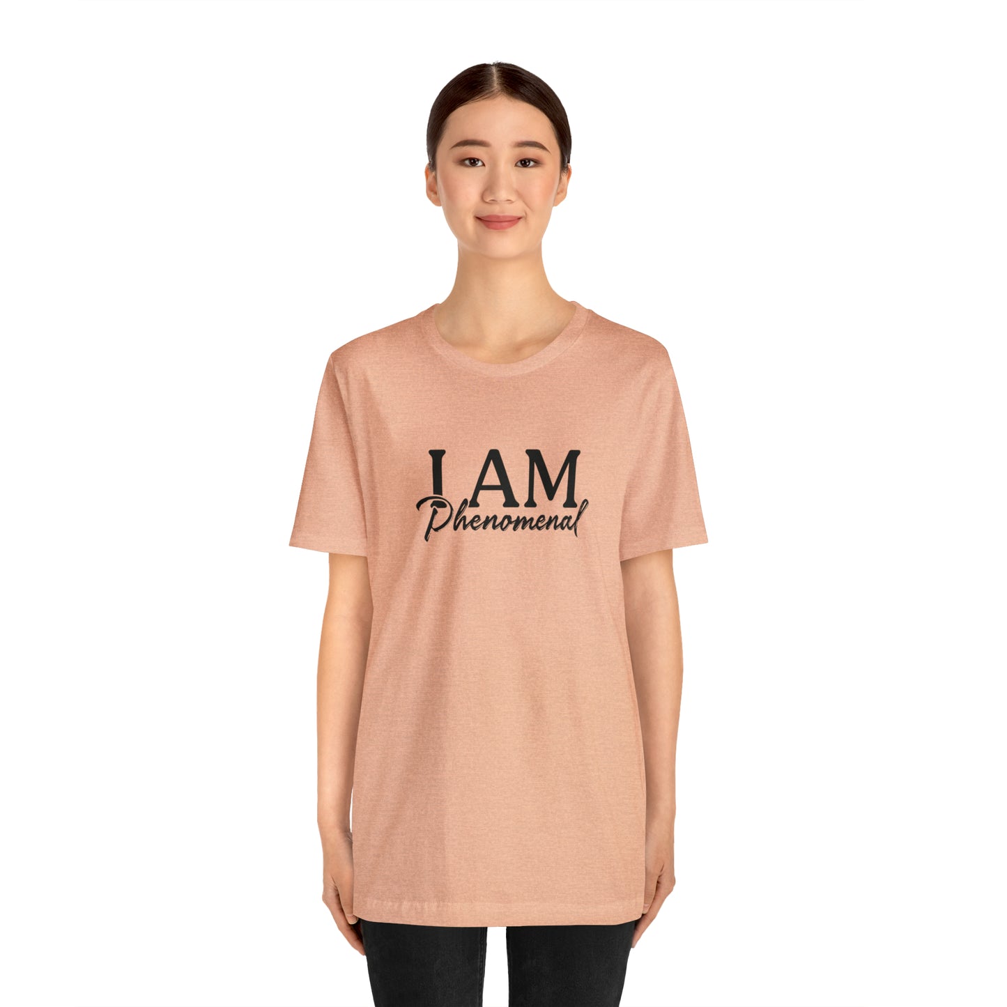 I Am Phenomenal - Black Logo - Unisex Jersey Short Sleeve Tee