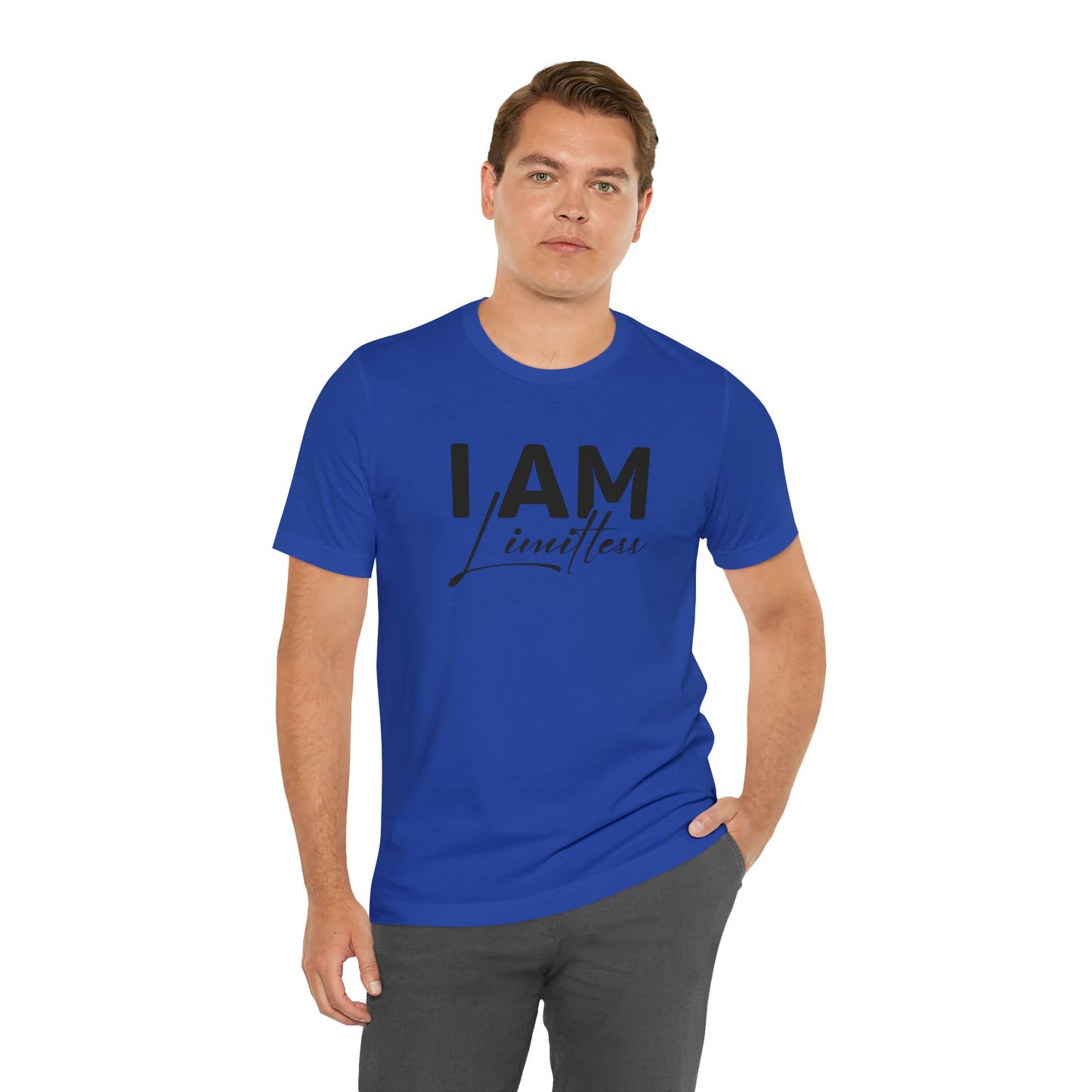 I Am Limitless - Black Logo- Unisex Jersey Short Sleeve Tee