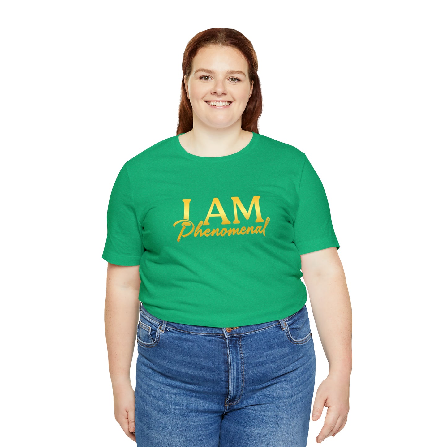 I Am Phenomenal -  Gold Logo- Unisex Jersey Short Sleeve Tee