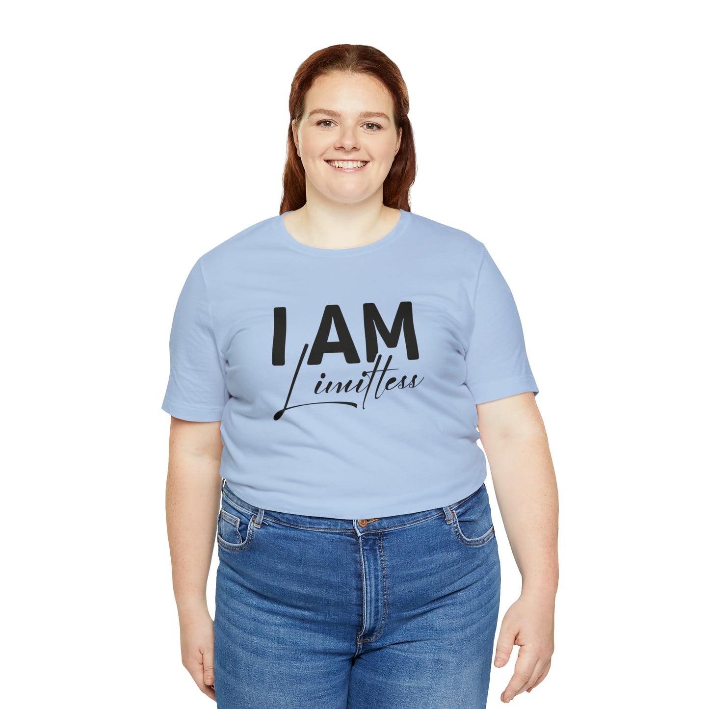 I Am Limitless - Black Logo- Unisex Jersey Short Sleeve Tee