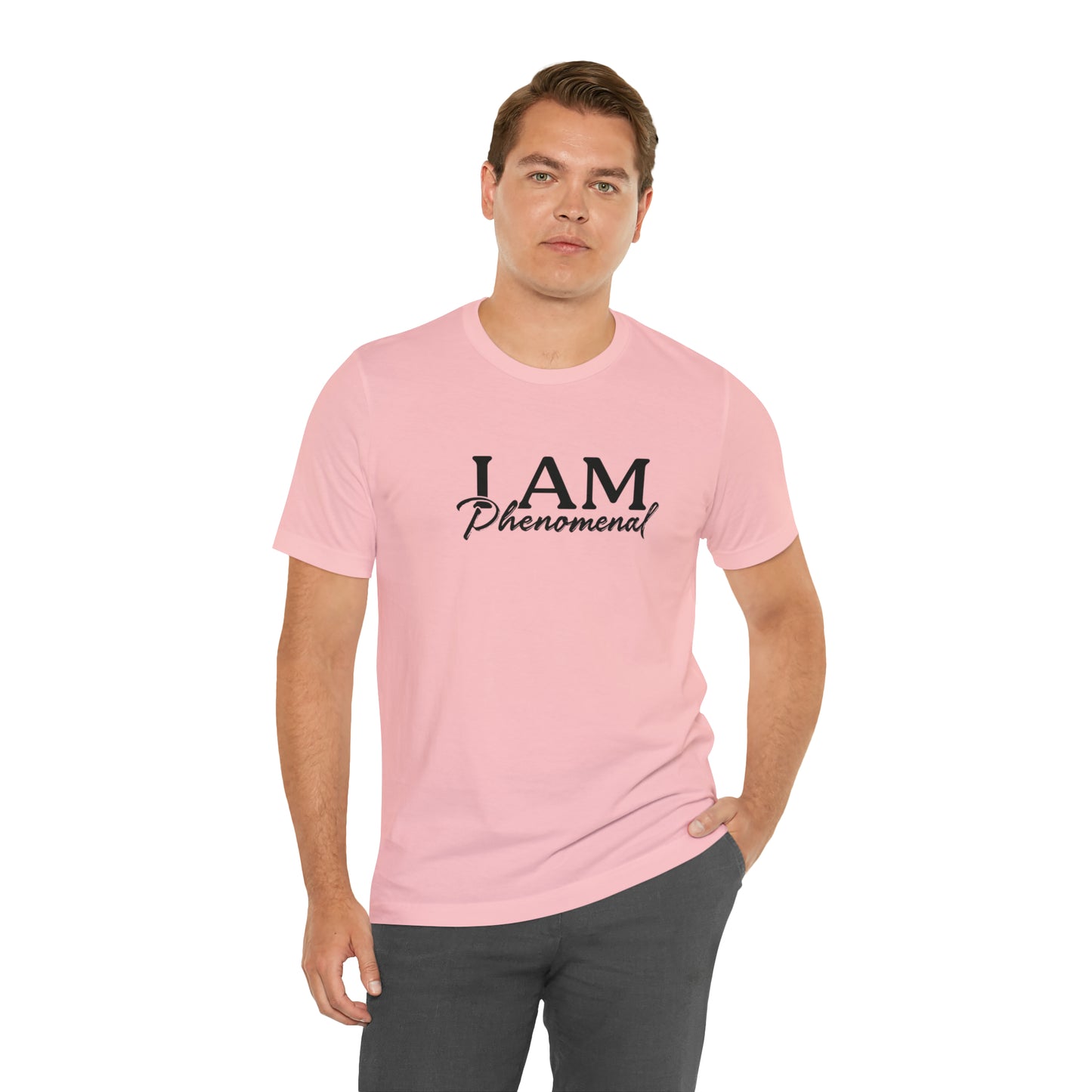 I Am Phenomenal - Black Logo - Unisex Jersey Short Sleeve Tee