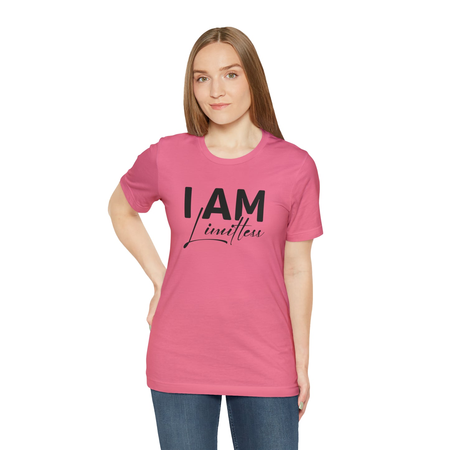 I Am Limitless - Black Logo- Unisex Jersey Short Sleeve Tee