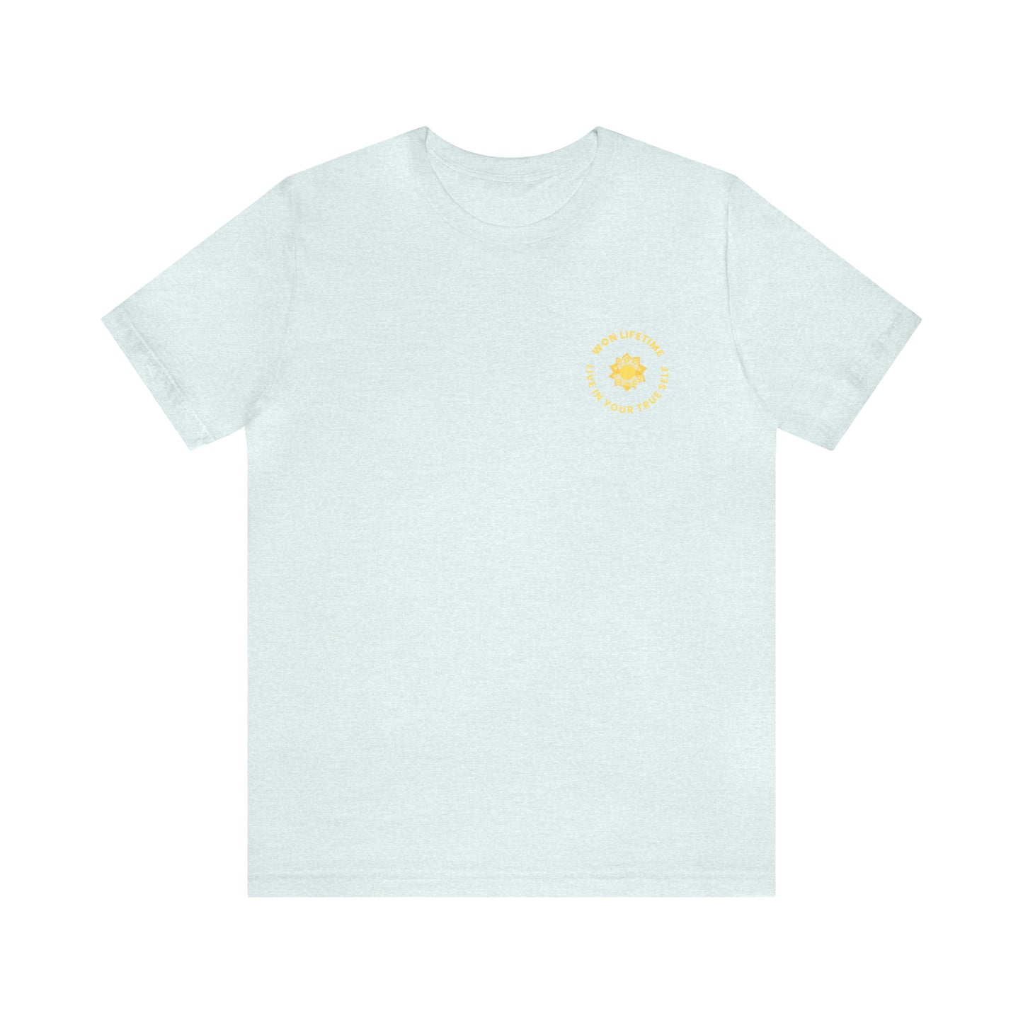 Empowered - Back Design Gold- Unisex Jersey Short Sleeve Tee