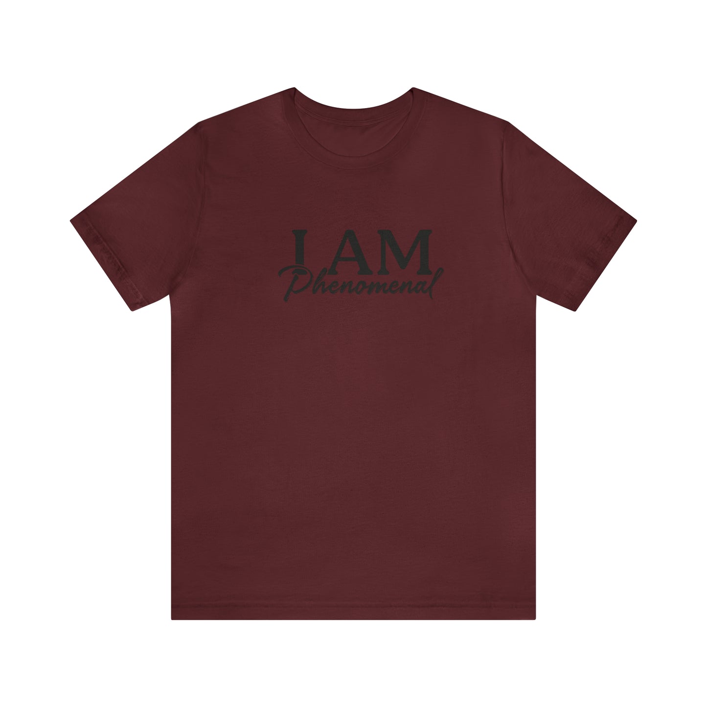 I Am Phenomenal - Black Logo - Unisex Jersey Short Sleeve Tee