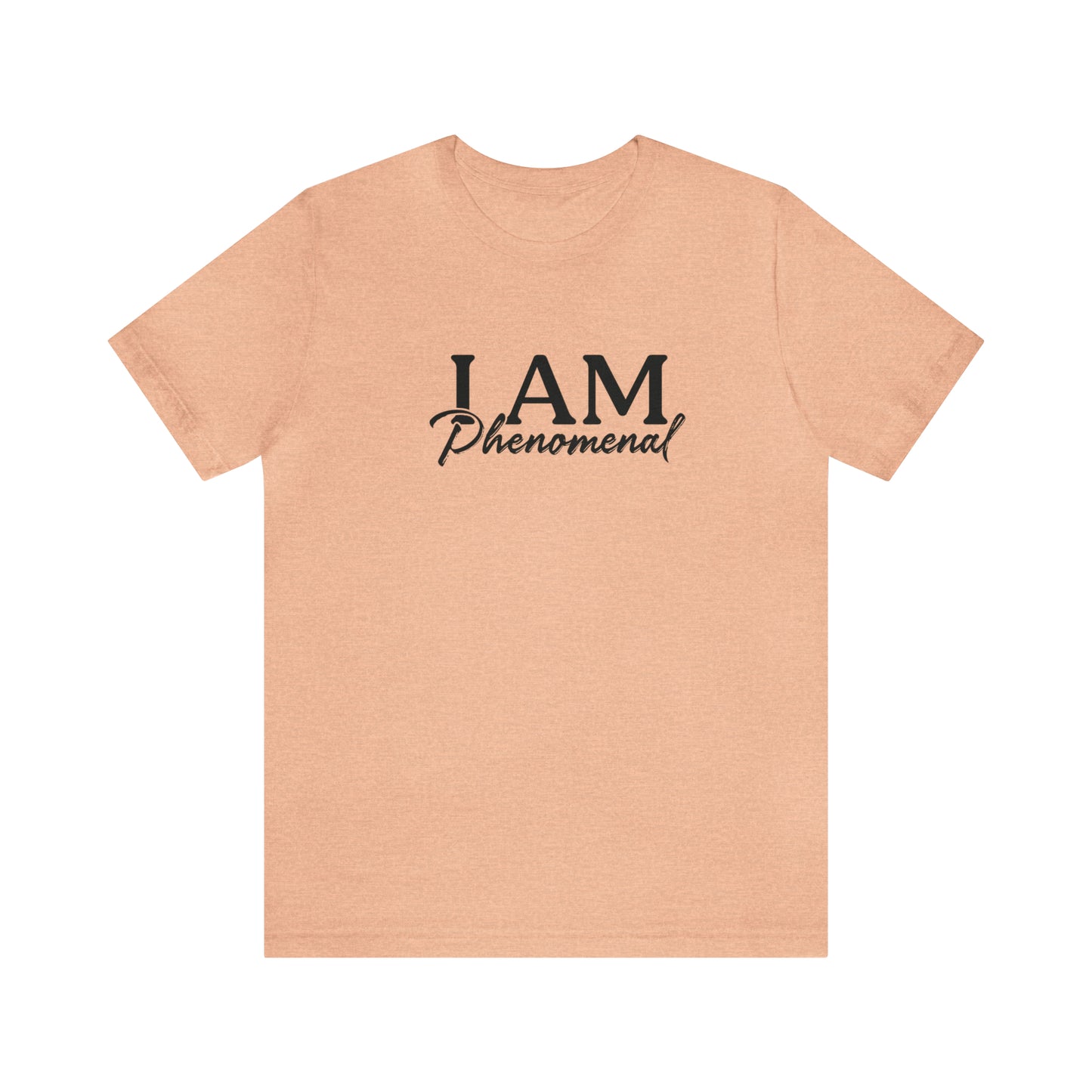 I Am Phenomenal - Black Logo - Unisex Jersey Short Sleeve Tee