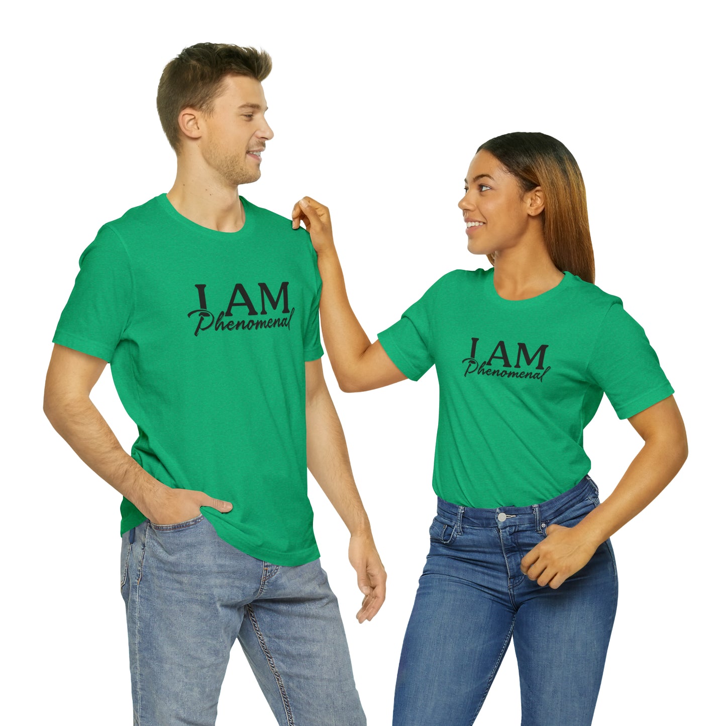 I Am Phenomenal - Black Logo - Unisex Jersey Short Sleeve Tee