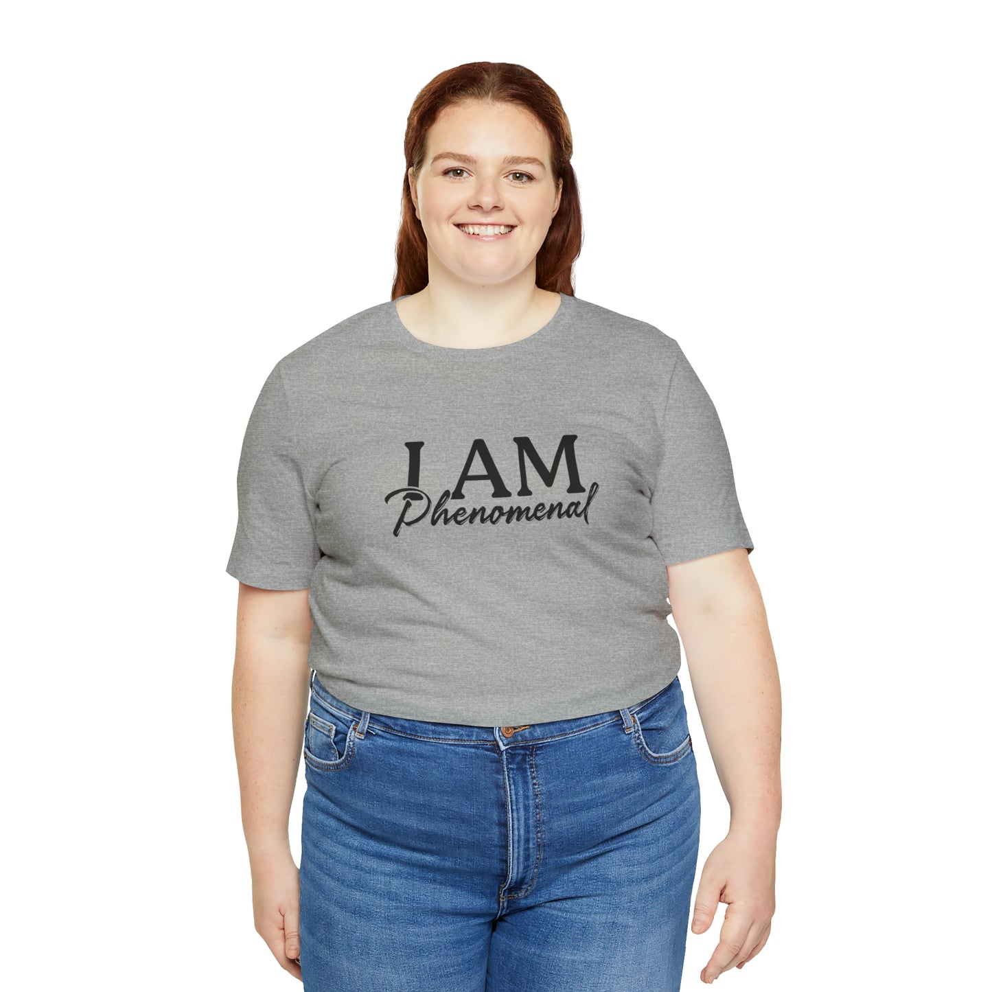 I Am Phenomenal - Black Logo - Unisex Jersey Short Sleeve Tee