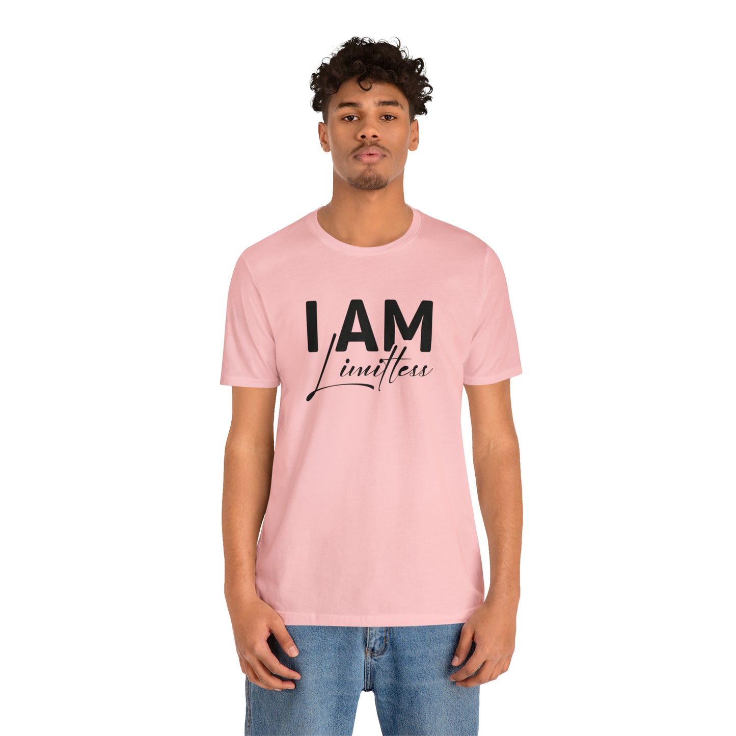 I Am Limitless - Black Logo- Unisex Jersey Short Sleeve Tee