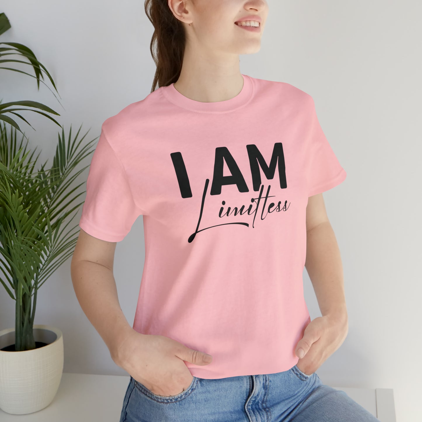 I Am Limitless - Black Logo- Unisex Jersey Short Sleeve Tee