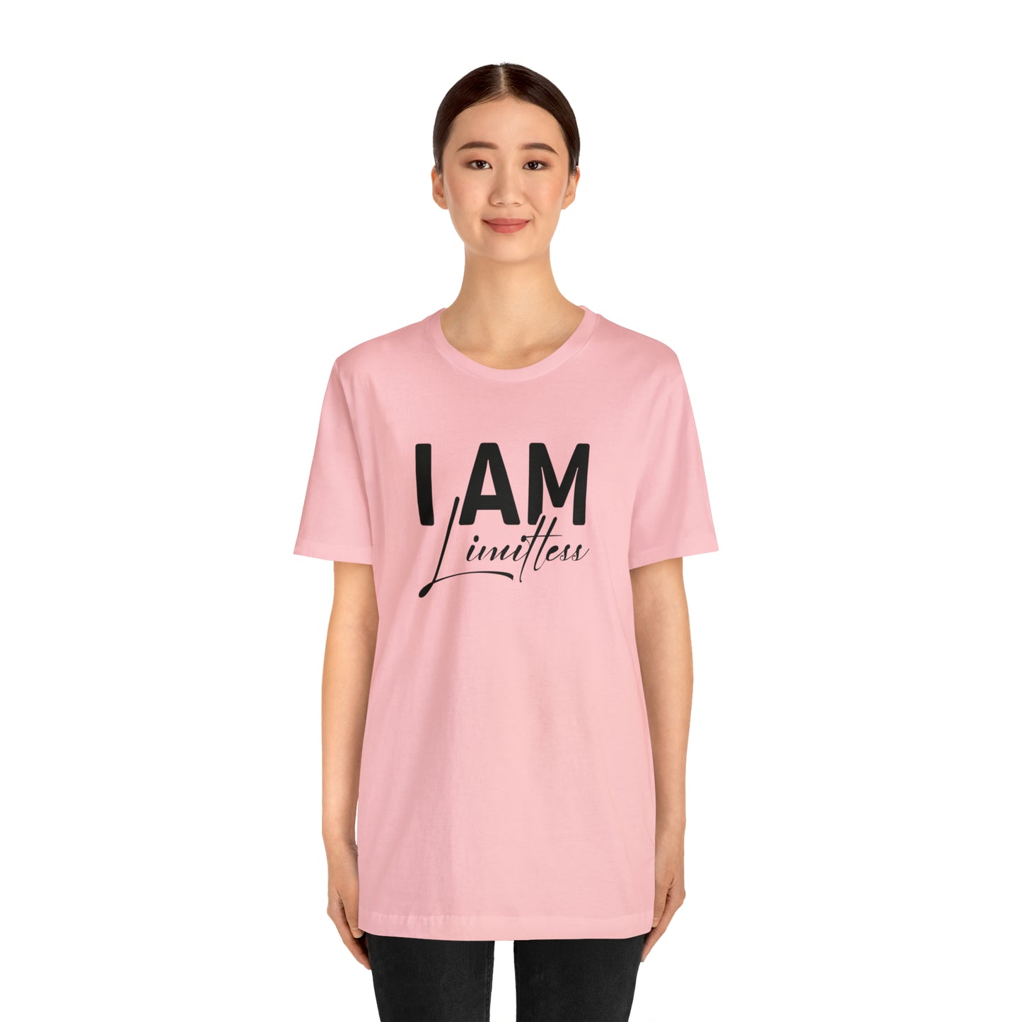 I Am Limitless - Black Logo- Unisex Jersey Short Sleeve Tee