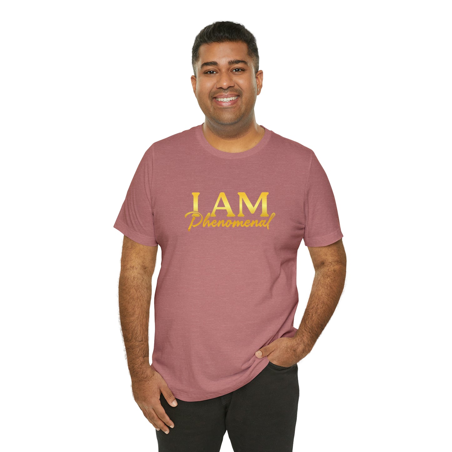 I Am Phenomenal -  Gold Logo- Unisex Jersey Short Sleeve Tee