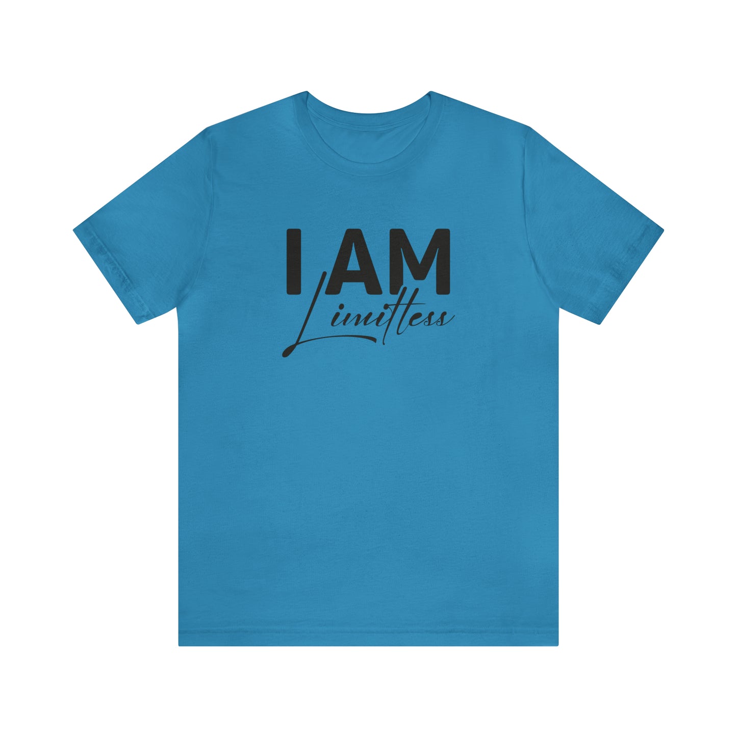 I Am Limitless - Black Logo- Unisex Jersey Short Sleeve Tee