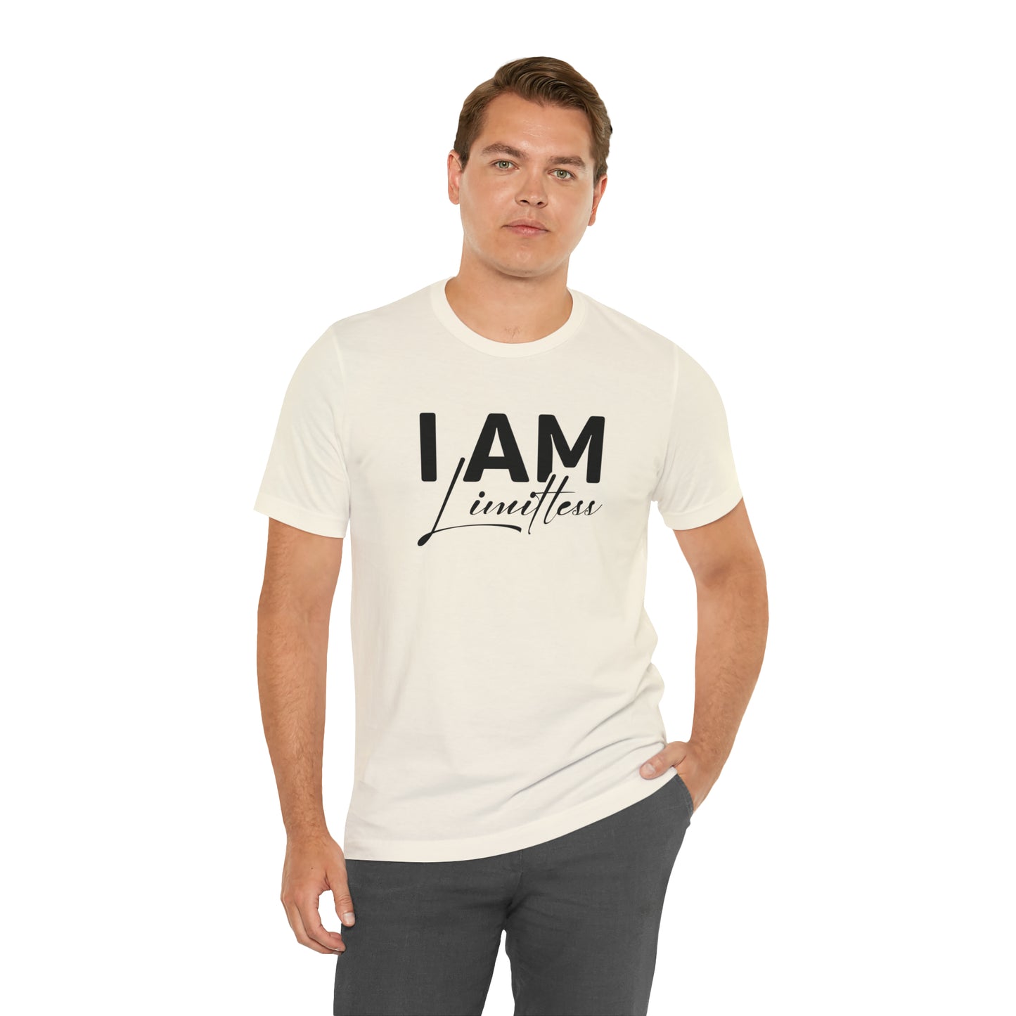 I Am Limitless - Black Logo- Unisex Jersey Short Sleeve Tee