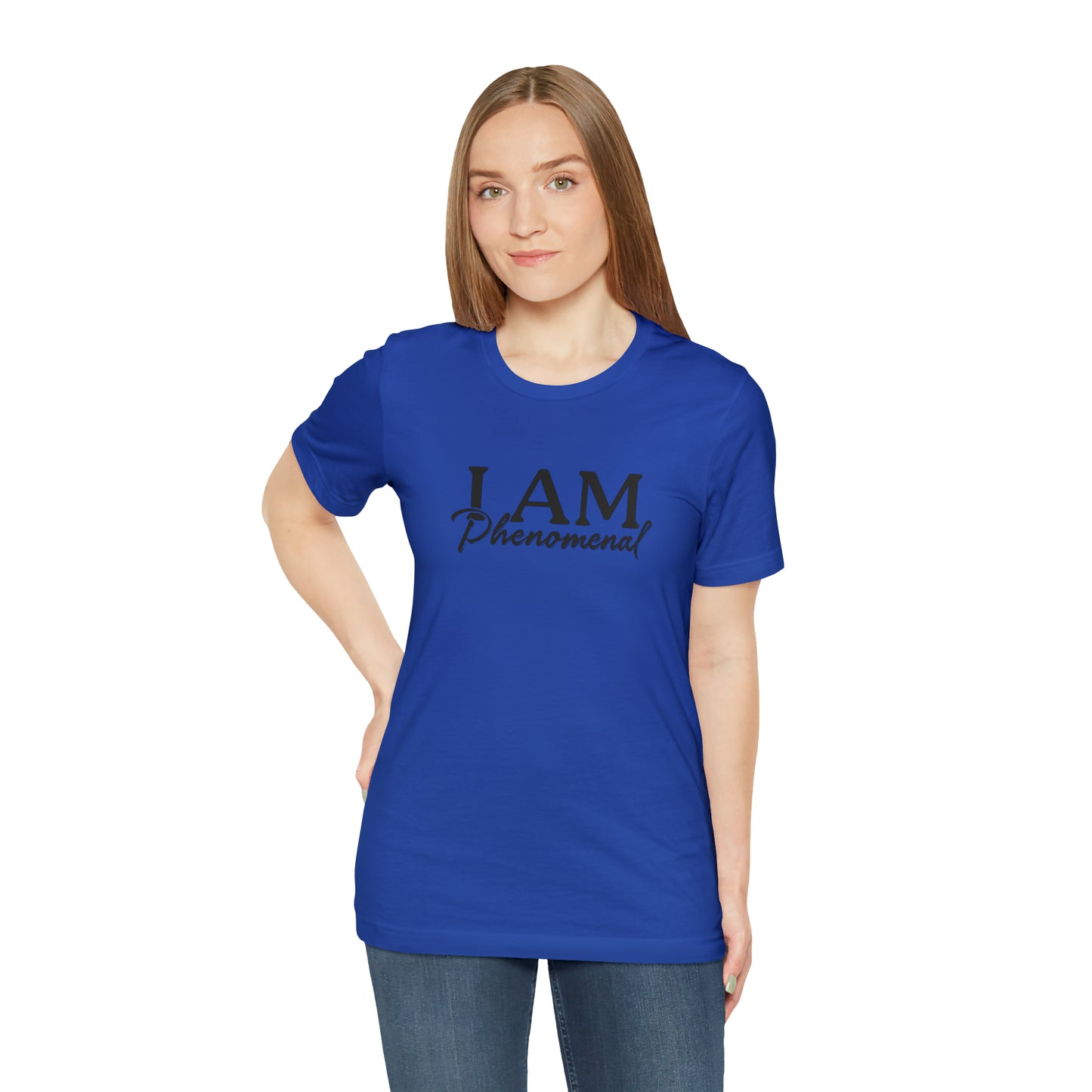 I Am Phenomenal - Black Logo - Unisex Jersey Short Sleeve Tee