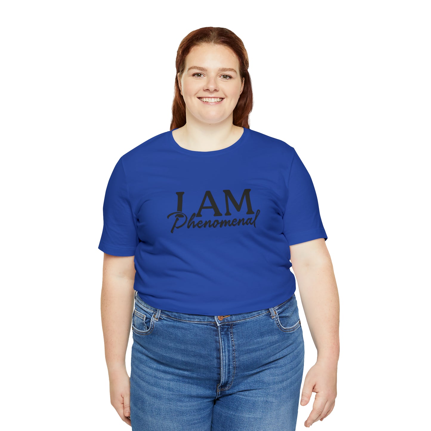 I Am Phenomenal - Black Logo - Unisex Jersey Short Sleeve Tee