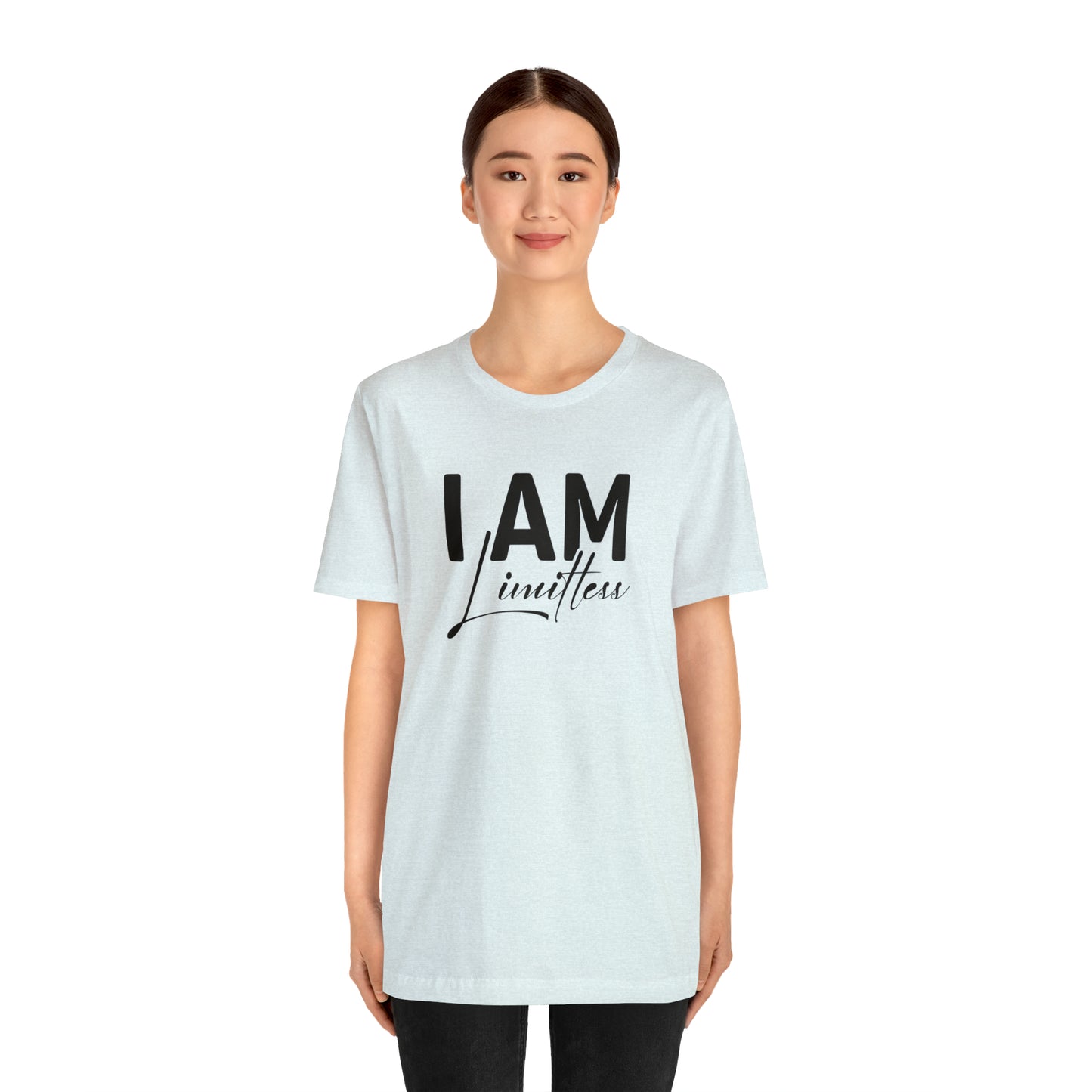 I Am Limitless - Black Logo- Unisex Jersey Short Sleeve Tee