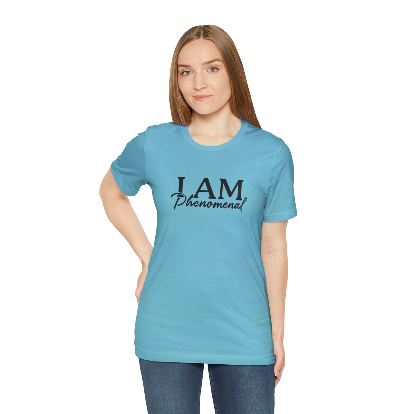 I Am Phenomenal - Black Logo - Unisex Jersey Short Sleeve Tee