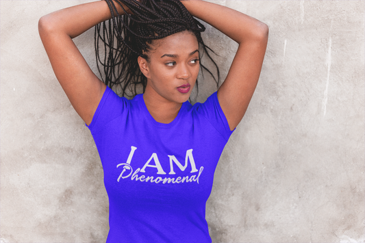 I Am Phenomenal - White Logo - Unisex Jersey Short Sleeve Tee